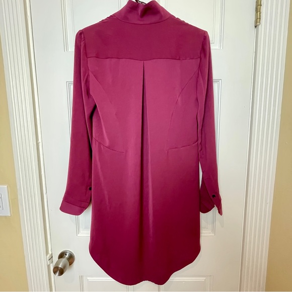 RARE Rag & Bone Deep Red Hi-Low Button Up - Picture 5 of 10